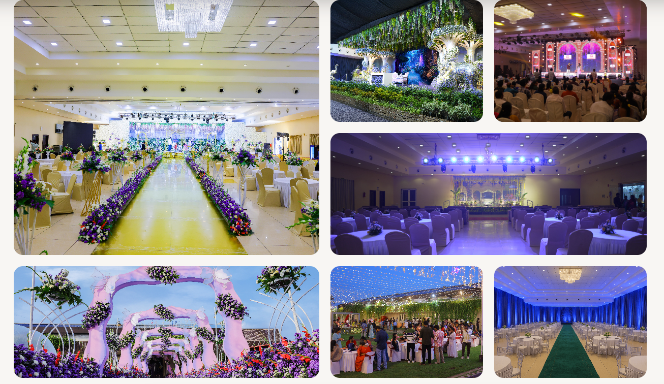 Floral event setup
