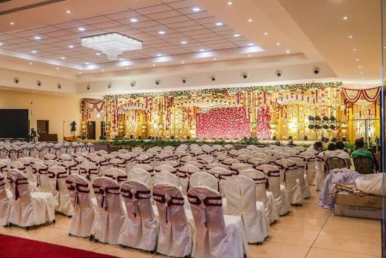 Wedding setup at KS Function Hall